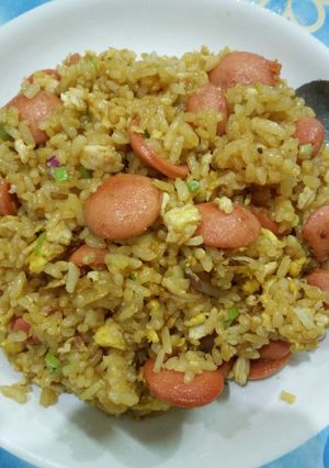 Foto resep Nasi goreng sosis