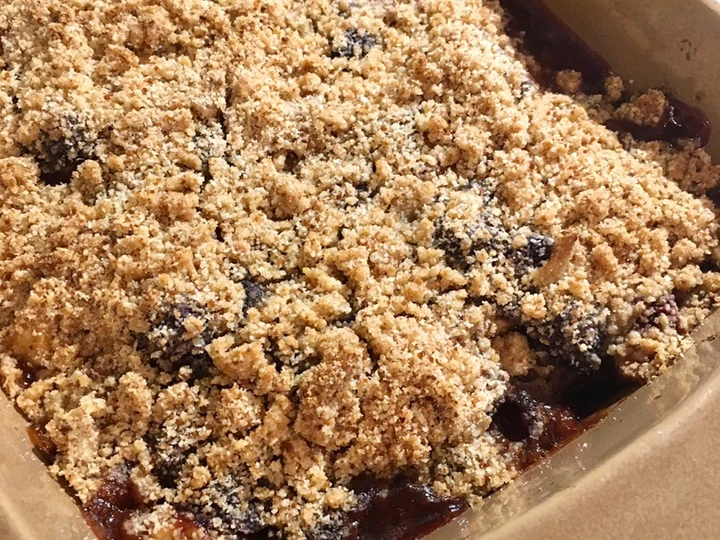 Recipe Apple &amp;amp; Black Cherry Crumble which So Delicious