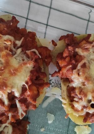 Una foto de Patata rellena de carne picada