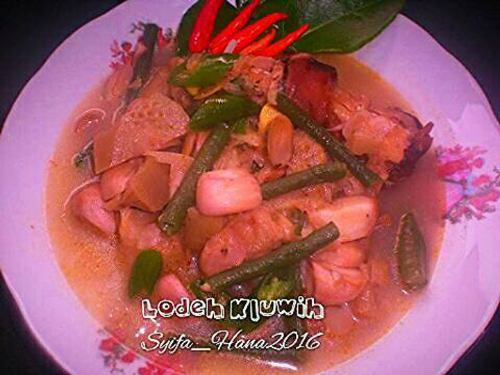 Resep Lodeh Kluwih Anti Gagal