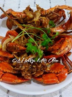 Hình của món Cua sốt me.