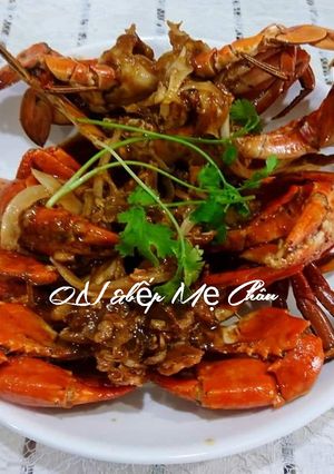 Hình của món Cua sốt me.