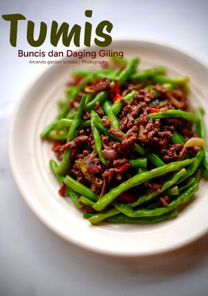 Foto resep Tumis Buncis Daging Giling