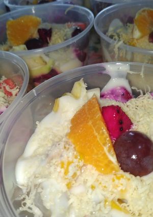 Foto resep Salad buah agar