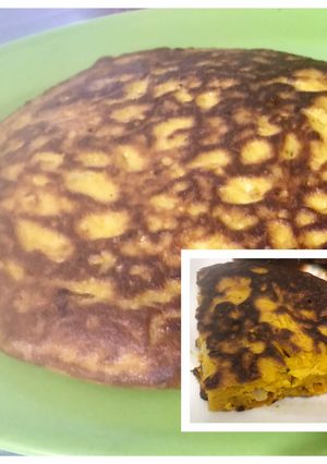 Una foto de Torta de auyama en sartén