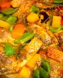 Filet Cá Saba Nauy Nấu Légume