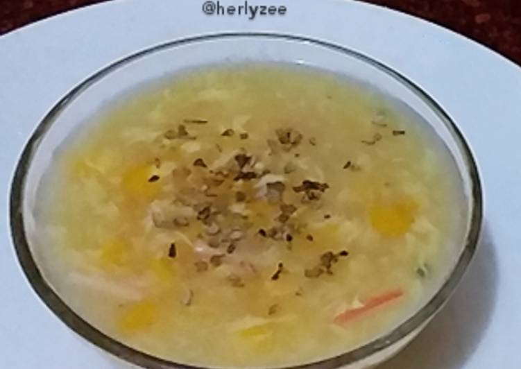 Sup Krim Kepiting & Jagung Royco