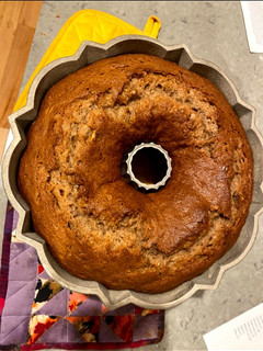 A picture of Dustin’s Zucchini Bread.