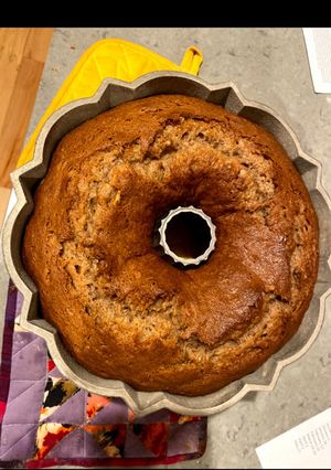A picture of Dustin’s Zucchini Bread.