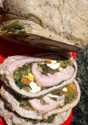 Una foto de Matambre de Carne de Vaca Relleno