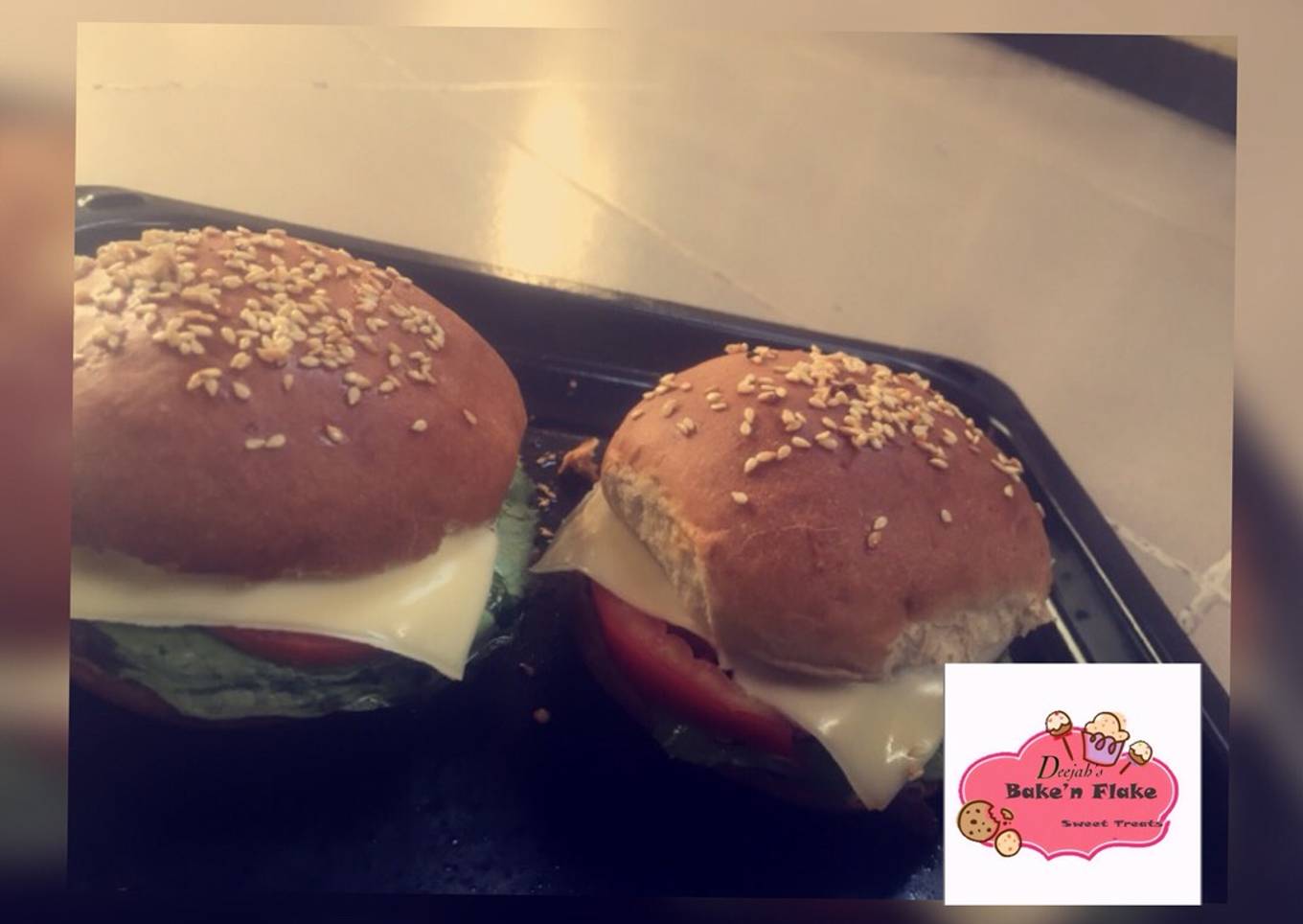 Sweet homemade burger