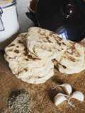 Garlic and Herbes de Provence Naan
