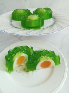 Foto resep Puding Mooncake Pandan