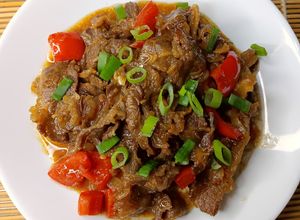 Foto resep Sliced Beef Teriyaki simple