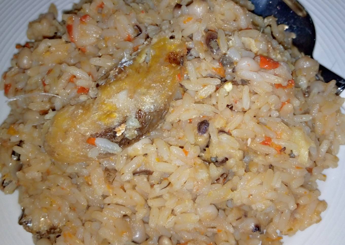 Jollof Rice with beans