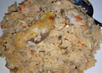 Without Fail Serving Recipe Jollof Rice with beans Most Delicious