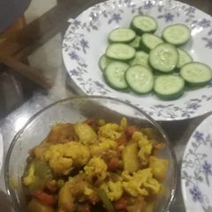 A picture of Mixed sabzi.