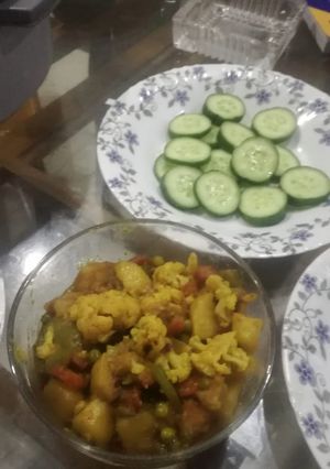 A picture of Mixed sabzi.