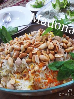 صورة لوصفة الارز بالفرن مع الدجاج 🍗🍗