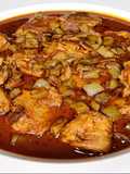 Costillas con nopales y chile