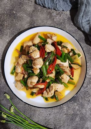 Foto resep Ayam Bunga Bawang