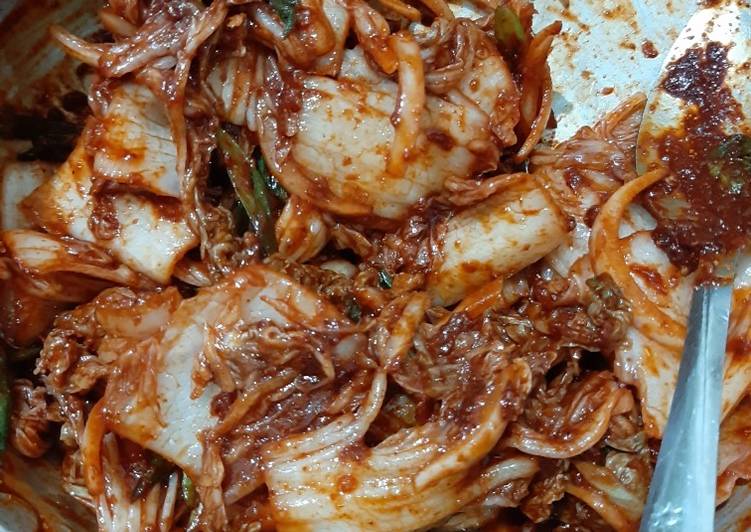 Kimchi Sawi Homemade tanpa kecap ikan!