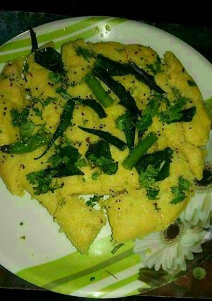 A picture of Dhokla.