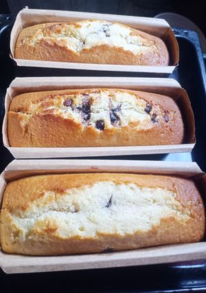 Una foto de Budín con chips de chocolate 🍫