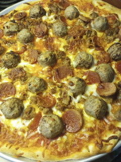 A picture of Meaty Pizza Batch 50.