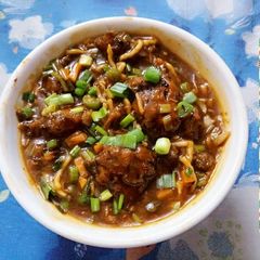 A picture of Veg manchurian.