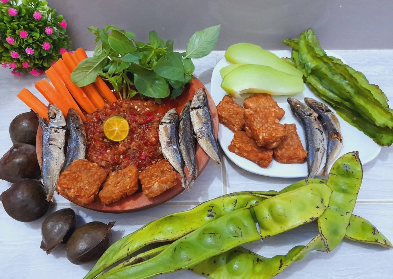 Menu Masakan Kampung, Lalapan Ikan Asin