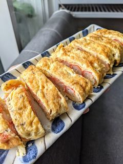 Hình của món Trứng cuộn thanh cua cho ngày siêu lười.