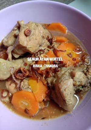 Foto resep Semur Ayam Wortel Simple