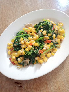 Foto resep Tumis Bayam Jagung