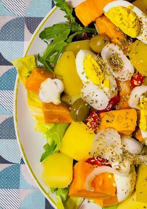 Foto di Insalata tricolore di patate e uova