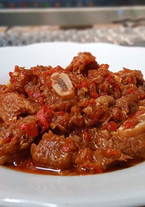 Foto resep 22. Oseng Mercon Iga Dan Daging Sapi