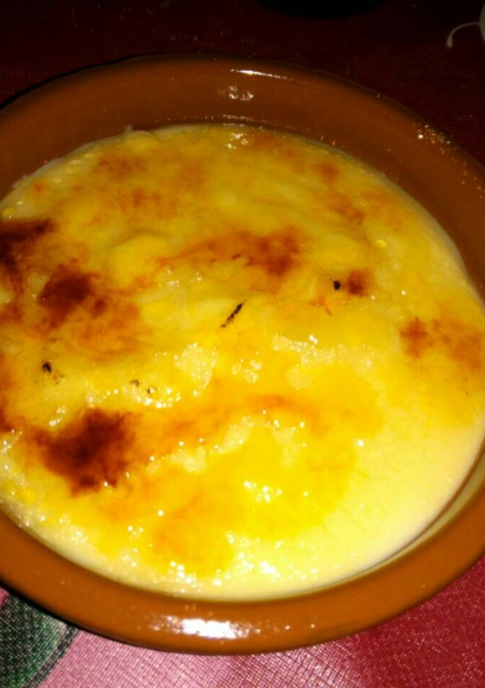 Una foto de Crema catalana