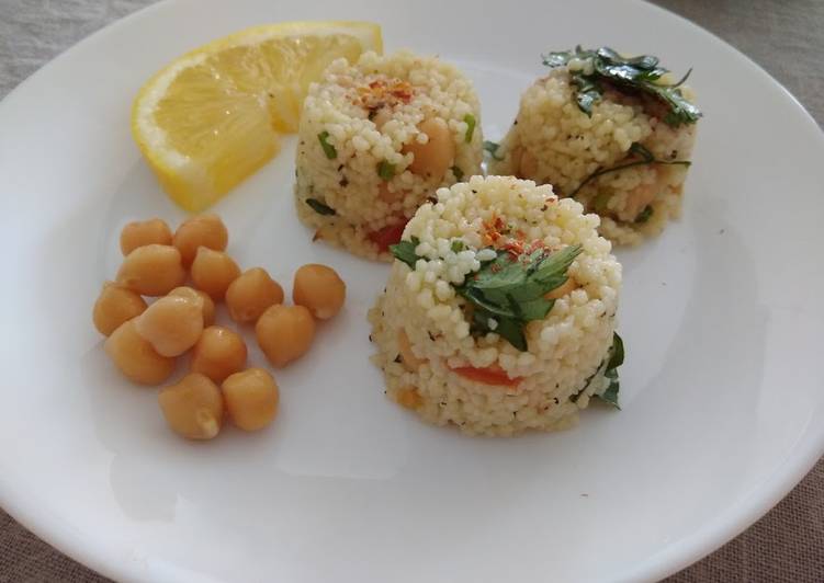 Steps to Prepare Award-winning Curry Couscous with Chickpeas