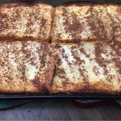 A picture of Overnight French toast bake.