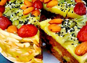 รูปของ เค้กแครอท🥕ข้าวโอ๊ตมันหวาน🍠เพื่อสุขภาพ (Healthy oatmeal carrot cake with sweet potatoes)🥕🍠