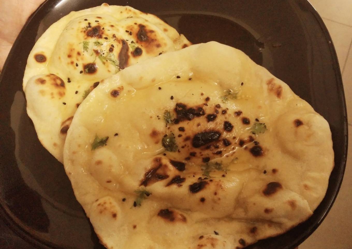 Soft and fluffy Butter naan without tandoor
