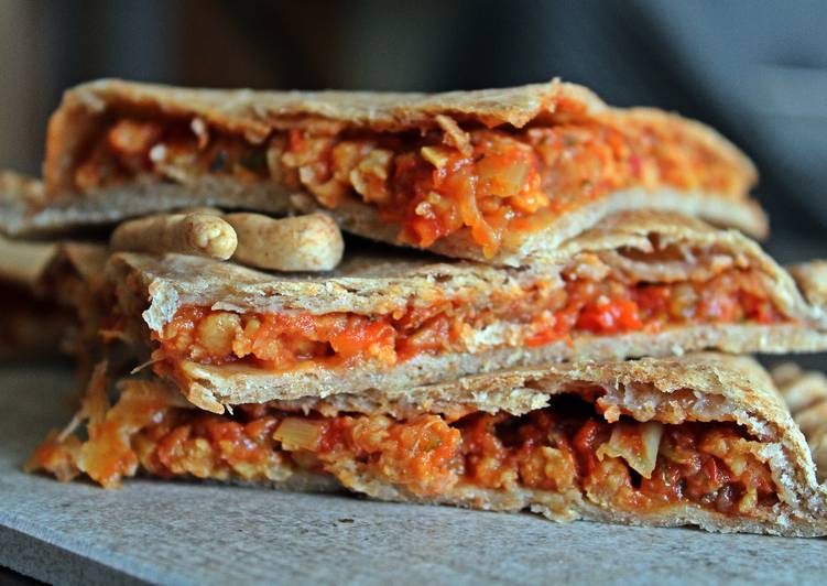 Empanada vegana de soja texturizada