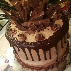 A picture of Chocolate Buttercream Icing.