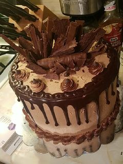 A picture of Chocolate Buttercream Icing.