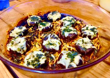 Unique Cuisine Simple Parmesan Portobellos Home Style