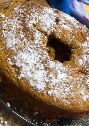 Una foto de Torta/bizcochuelo zanahoria integral