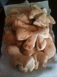 Una foto de Pan casero con Chicharrón