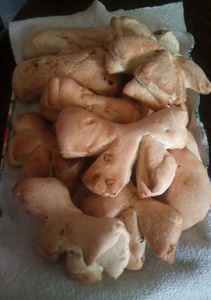 Una foto de Pan casero con Chicharrón