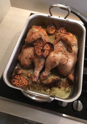 A picture of Garlic Chicken.