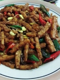 Foto resep Tumis tempe cabe ijo